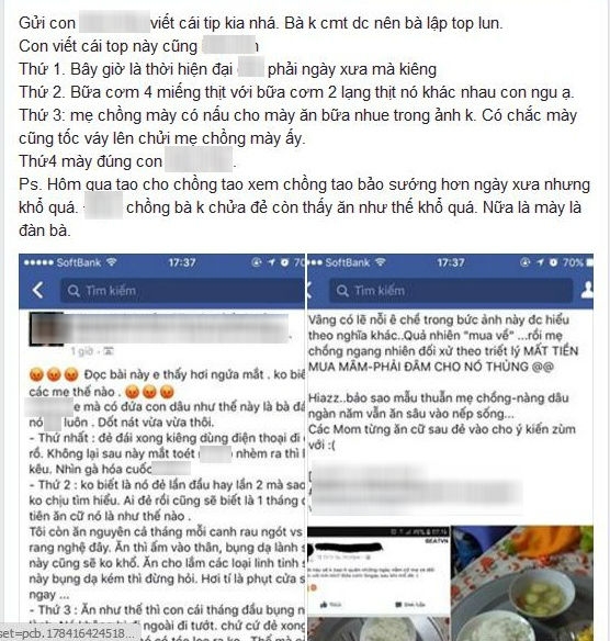 Phàn nàn mẹ chồng về bữa cơm ở cữ, nàng dâu bị mắng “con rồ”, “dốt nát” - Ảnh 2.