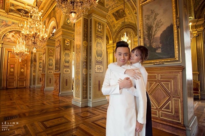 Bo anh cuoi lang man cua Tran Thanh va Hari Won o Phap hinh anh 6