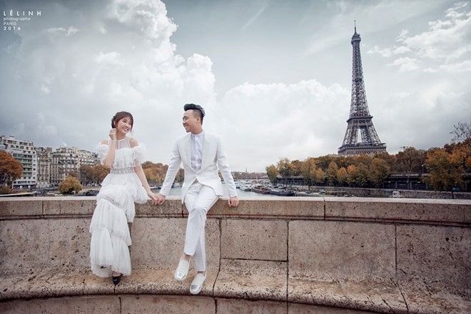 Bo anh cuoi lang man cua Tran Thanh va Hari Won o Phap hinh anh 15
