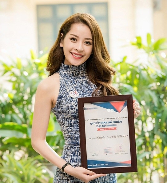 Chi Pu nhan hoc bong du hoc Anh hinh anh 1