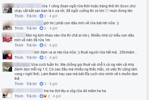 Xuất hiện nàng dâu tuyên bố rửa mâm bát ngồn ngộn là thú vui và chê chị em lười nên mới kêu như vạc - Ảnh 4.