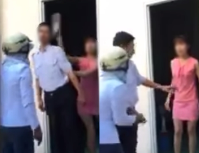 Đến nhà bắt quả tang chồng đến nhà nhân tình, người vợ bị cô bồ chửi bới, cầm cán chối đuổi đánh - Ảnh 1.