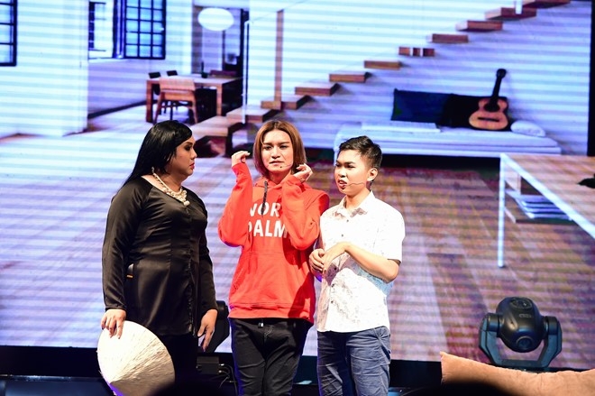 Gia Bao bi nghi da xeo Tran Thanh 'cong' nhung van lay vo hinh anh 3