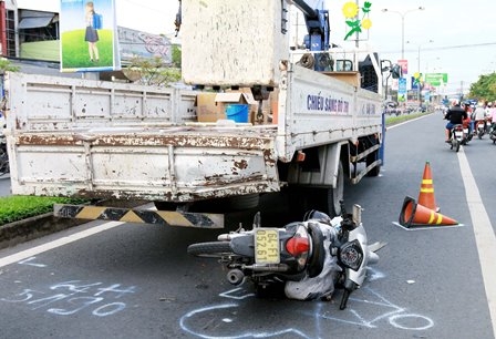 Hiện trường vụ tai nạn