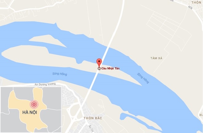 Xe hop dam lien hoan tren cau Nhat Tan, 6 nguoi bi thuong hinh anh 3