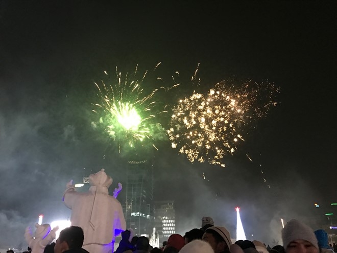 Vinh Marina cua Singapore ky vi duoi phao hoa nam moi hinh anh 2
