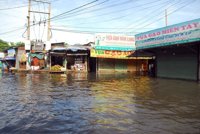 ngập lụt ở TPHCM