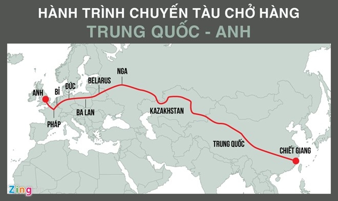 Trung Quoc khai truong tuyen duong sat den Anh hinh anh 2