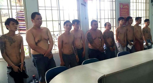  Băng cho vay nặng lãi do Khưu Hoàng Trọng và Trần Xuân Đức cầm đầu vừa bị Công an TP HCM triệt hạ sau 2 năm hoạt động. (Ảnh do cơ quan công an cung cấp) 