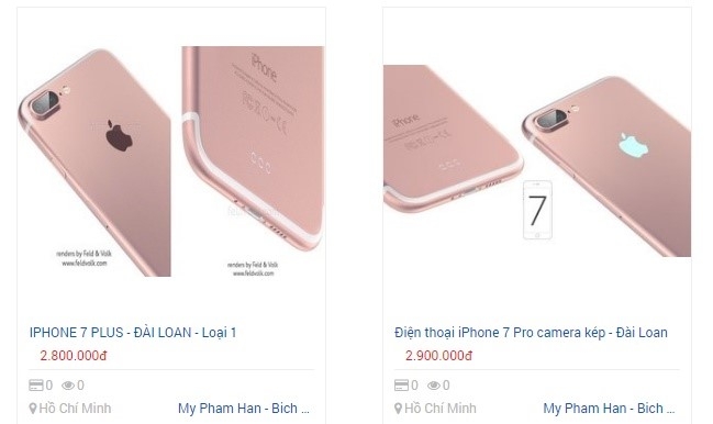 Giap Tet, iPhone 7 hang nhai tung hoanh tren kenh ban online hinh anh 1