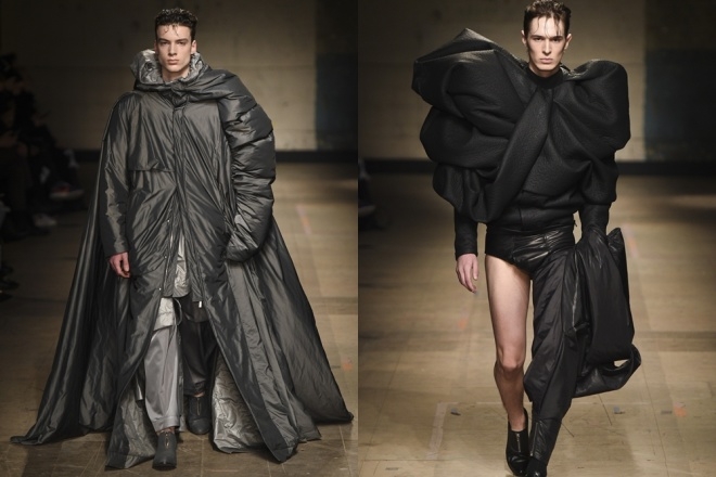 Áo nịt ngực, váy xếp ly cho nam giới gây sốc ở London Fashion Week