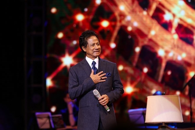 Đây là liveshow đầu tiên của ông tại TP.HCM sau 37 năm /// Ảnh: Hoàng Tiến