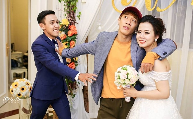 Chu re nhay 'Ong ba anh' vui nhon trong dam cuoi hinh anh 1