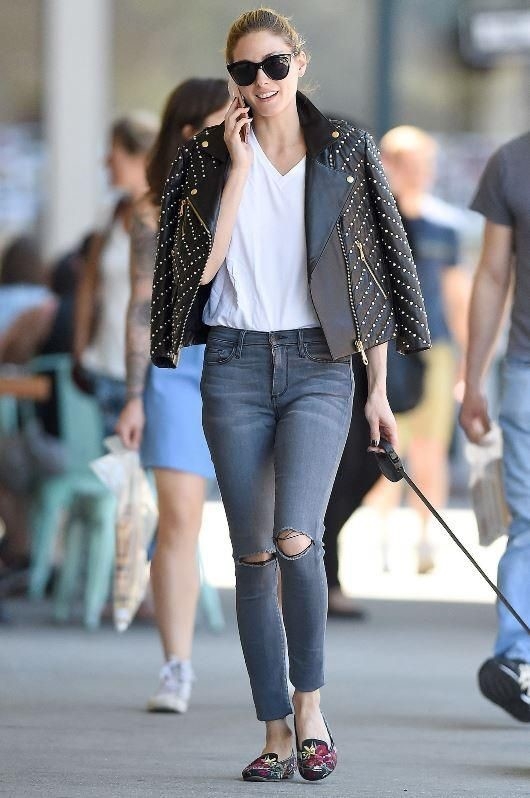 Doi giay bet theu hoa khien Olivia Palermo me man hinh anh 7