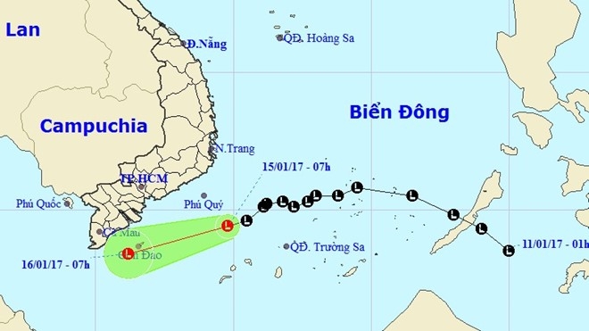 Anh huong ap thap, Nam Bo mua rat to hinh anh 2