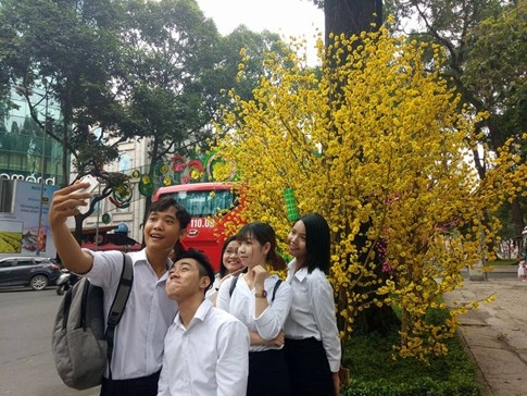Chụp ảnh ngày sắp tết 1