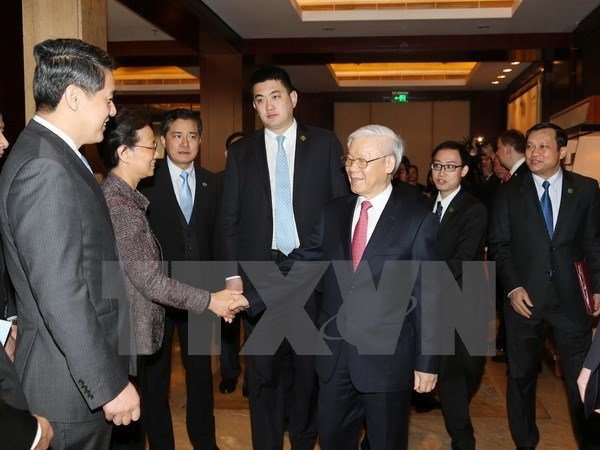 Tổng bí thư tiếp Bí thư Tỉnh ủy Chiết Giang
