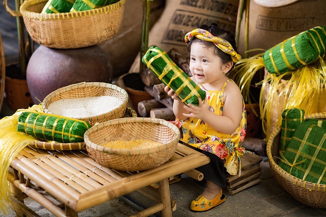 Bộ ảnh này được mẹ của Mimi lên ý tưởng và thực hiện cho bé nhân dịp năm mới Tết đến