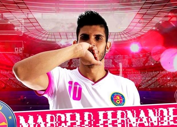 Marcelo đã ghi được 2 bàn thắng cho CLB Sài Gòn ở mùa giải mới.