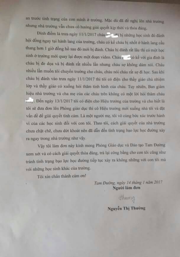 phu huynh bat luc keu cuu vi con bi danh hoi dong nhieu lan hinh anh 2