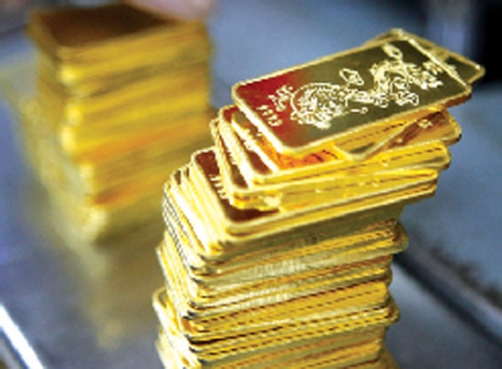  Giá vàng SJC liên tục giảm xuống mức thấp nhất 1 tuần với phiên giao dịch kém sôi động (ảnh minh họa). 