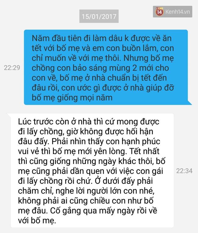 Mẹ ơi Tết đầu tiên làm dâu mới, con chẳng về phụ giúp được mẹ cha - Ảnh 20. Mẹ ơi Tết đầu tiên làm dâu mới, con chẳng về phụ giúp được mẹ cha - Ảnh 20.