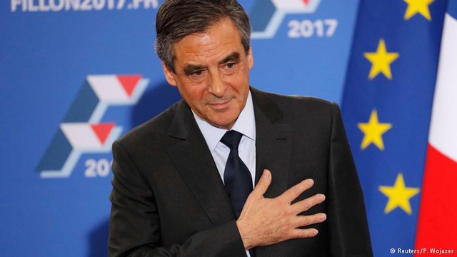  Ứng viên tổng thống Pháp François Fillon. (Ảnh: AFP) 
