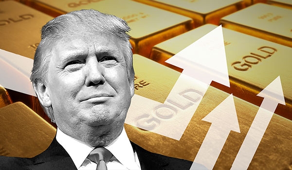  ​Các chính sách của ông Donald Trump có thể khiến vàng tăng. 