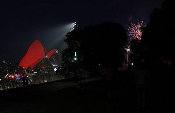 Pháo hoa tại Sydney. Ảnh: AFP