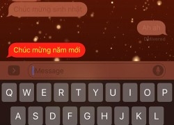 Chúc mừng năm mới ấn tượng với hiệu ứng trên iPhone, Facebook