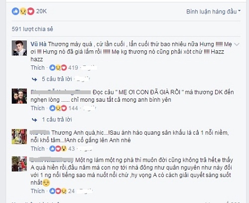 dam vinh hung dang anh chu no den day nha, nghe si va fan xot xa hinh anh 2