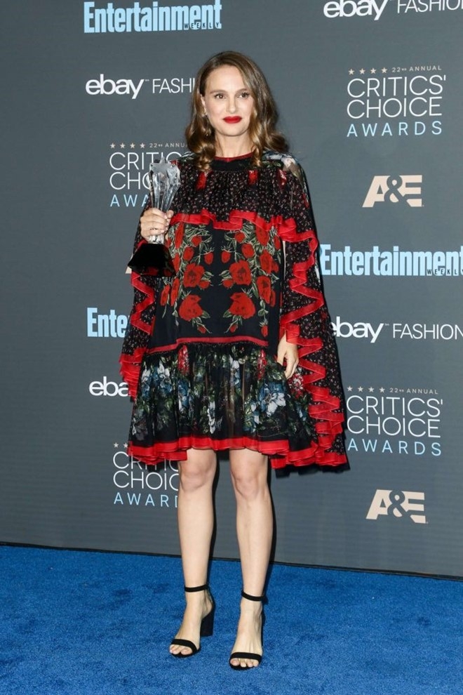 Natalie Portman dien vay gia re o tiec tien Oscar hinh anh 6