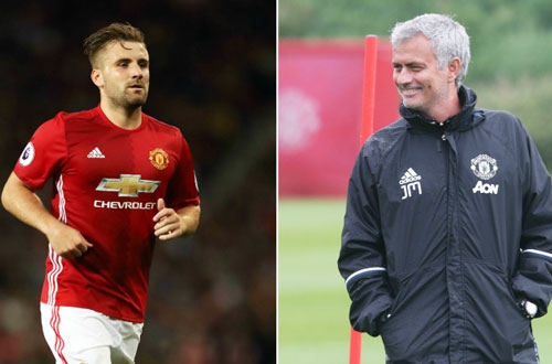 hlv mourinho len tieng ve tuong lai cua luke shaw o m.u hinh anh 1