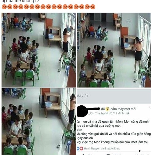 Dinh chi co so mam non co hieu truong doa nem tre qua cua so hinh anh 1