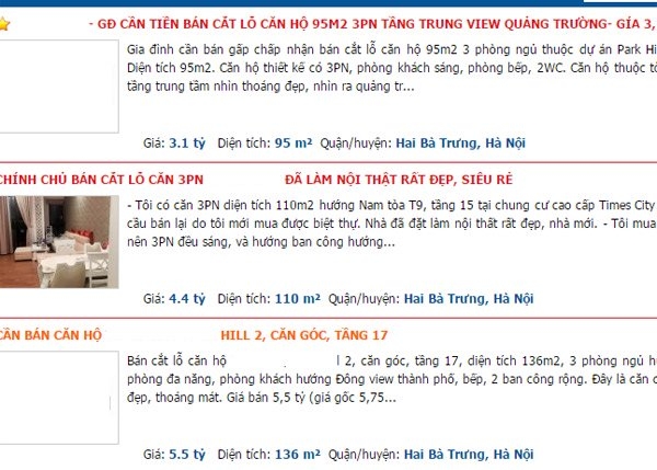 Thiếu tiền vay nóng khắp nơi, bán cắt lỗ căn hộ thoát nợ
