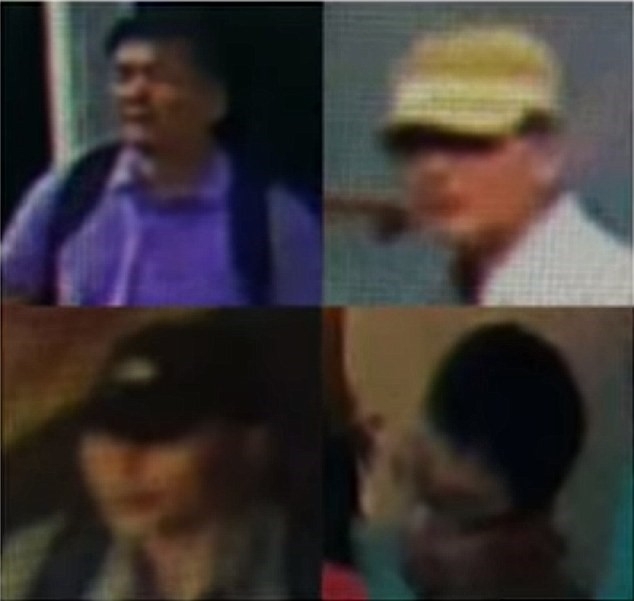 Cong bo anh 4 nghi pham nam trong vu tan cong Kim Jong Nam hinh anh 1