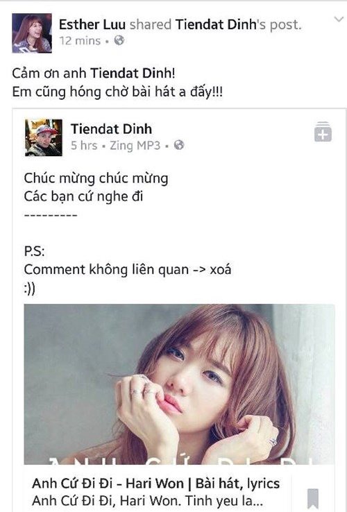 Dù đã lấy chồng, Hari Won và Tiến Đạt vẫn… ảnh 3