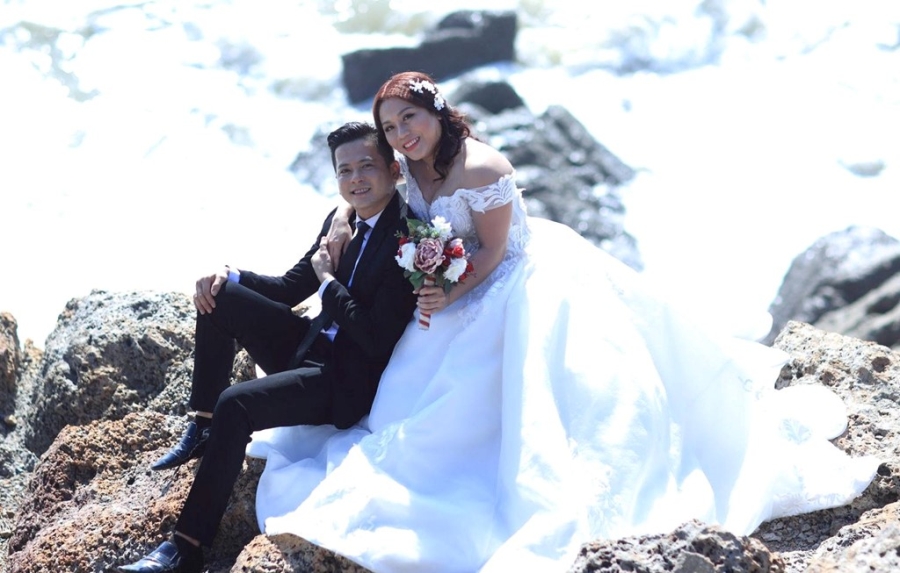 Hoang Anh va vo Viet kieu ngot ngao trong anh cuoi hinh anh 3