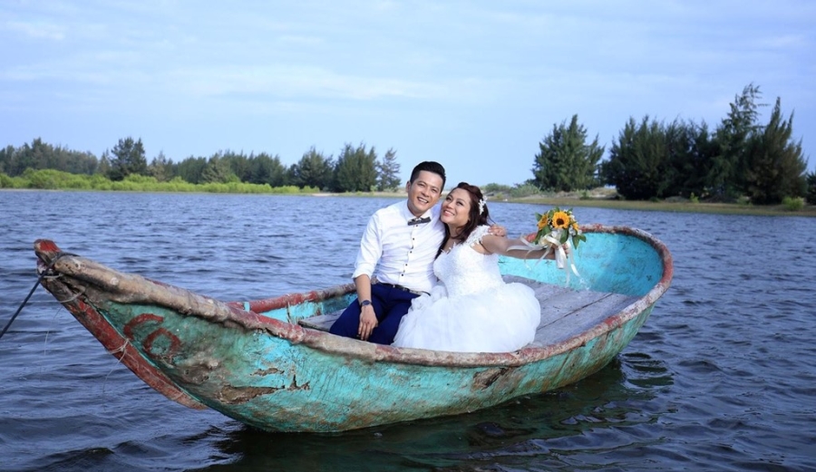 Hoang Anh va vo Viet kieu ngot ngao trong anh cuoi hinh anh 5