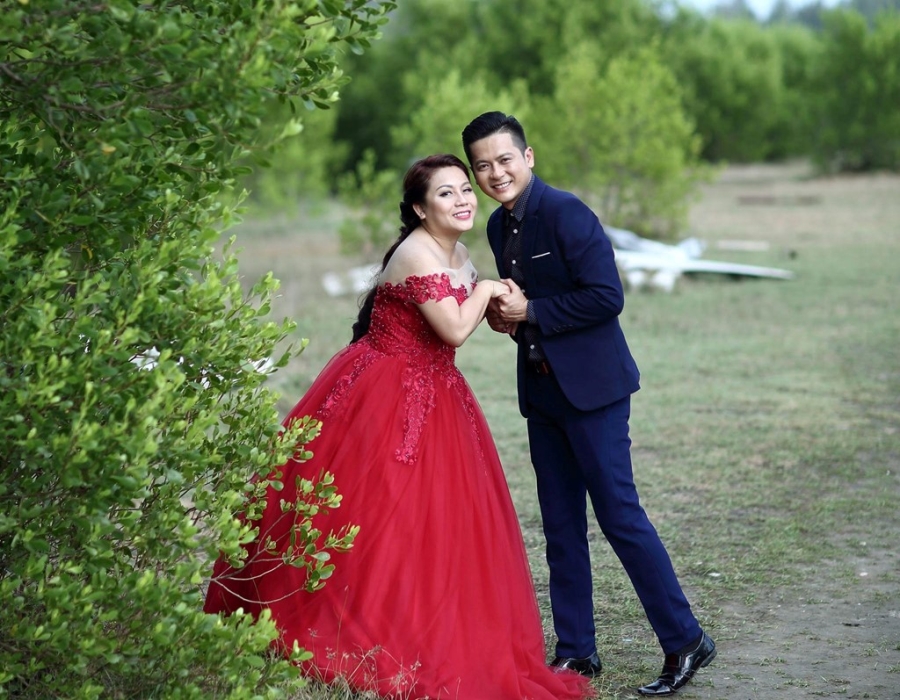 Hoang Anh va vo Viet kieu ngot ngao trong anh cuoi hinh anh 6