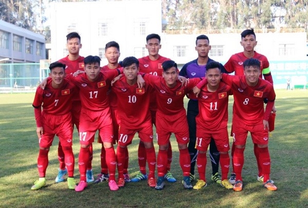U18 Viet Nam chia diem o tran dau tien tai Trung Quoc hinh anh 1