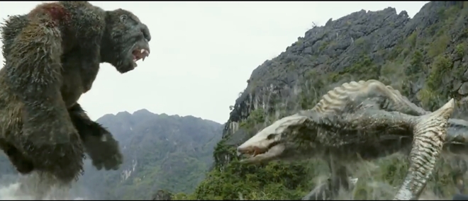 Kong chien dau voi quai vat moi trong 'Kong: Skull Island' hinh anh 1