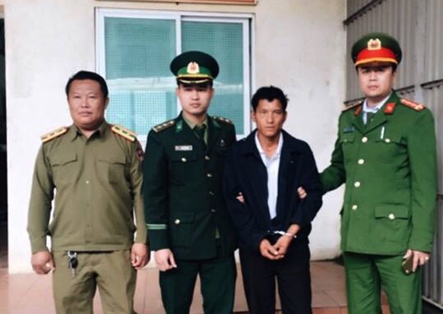 Lỳ Bá Chày thời điểm bị bắt giữ.