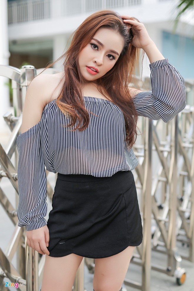 Co gai 9X ke viec dao keo, giam 20 kg de phuc thu The Voice hinh anh 2