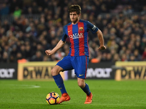 Sergi Roberto là cầu thủ Tây Ban Nha duy nhất ra sân trong trận đấu với Leganes