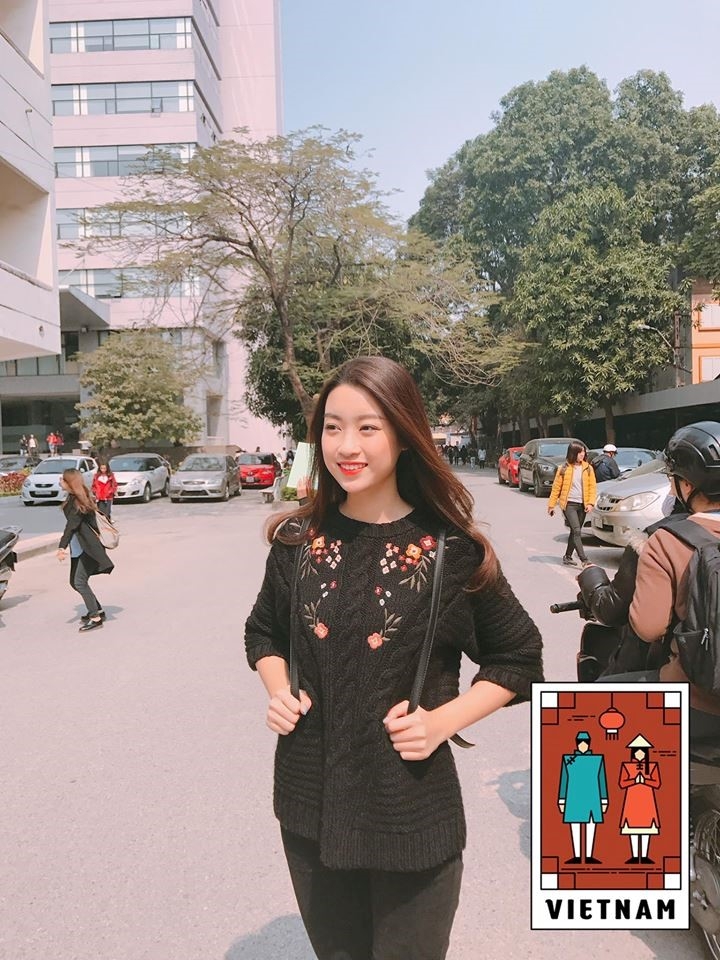 Thoi trang doi thuong cua Hoa hau My Linh hinh anh 2