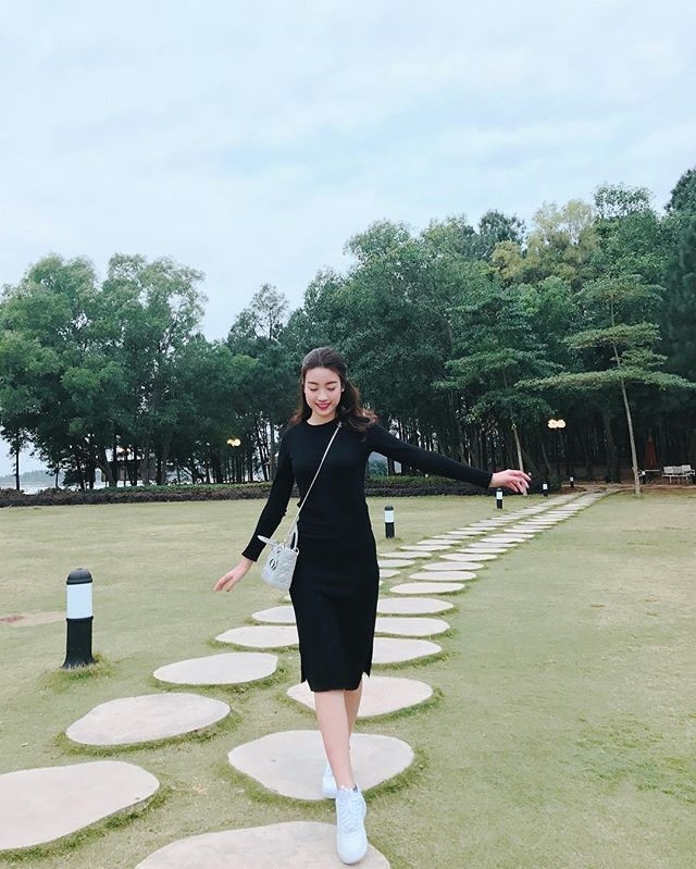 Thoi trang doi thuong cua Hoa hau My Linh hinh anh 11