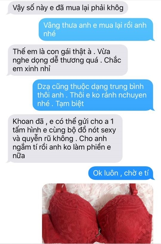 Cô nàng đáp trả một cách đầy bạo liệt khi bị đàn ông ngỏ ý xin ảnh mặc đồ lót - Ảnh 1.
