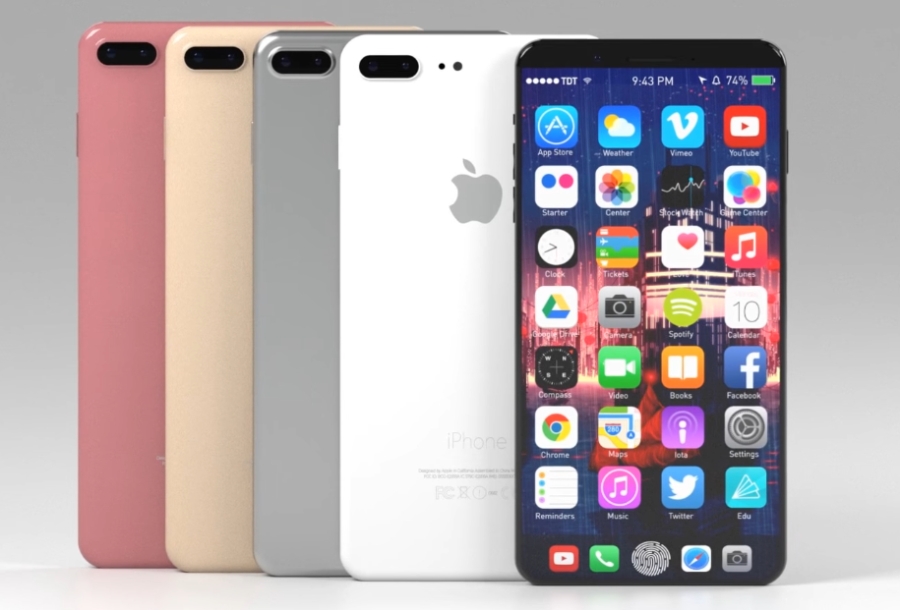 Y tuong iPhone 8 voi Touch ID an va 'vung chuc nang' hinh anh 5