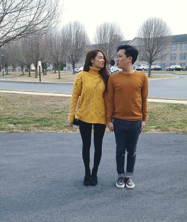 Không chỉ đăng ảnh tình tứ bên nhau, Nhã Phương còn gửi lời đường mật đến Trường Giang  - Ảnh 1.